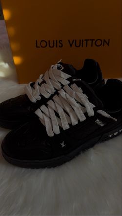 Black or White LV Trainer Sneaker