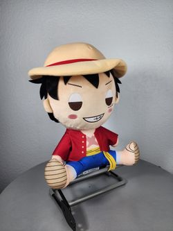 12" One Piece Monkey D Luffy Sitting Plush