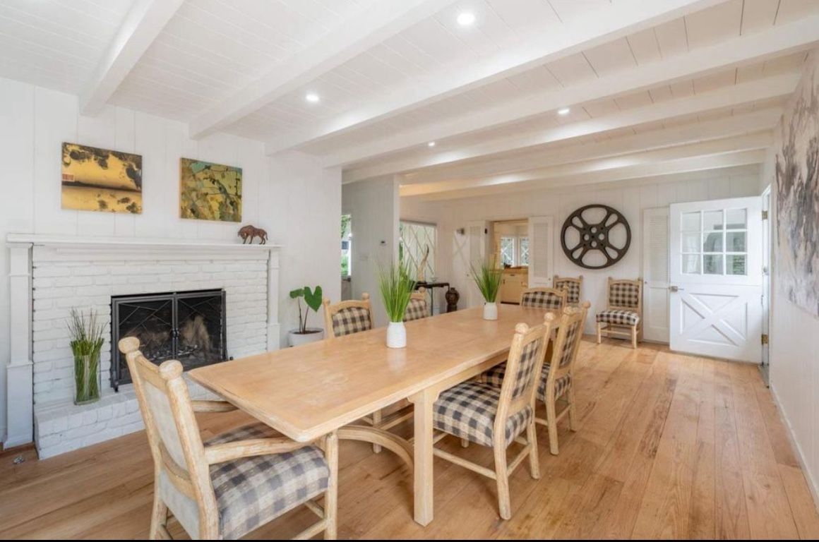 Dining table and chairs