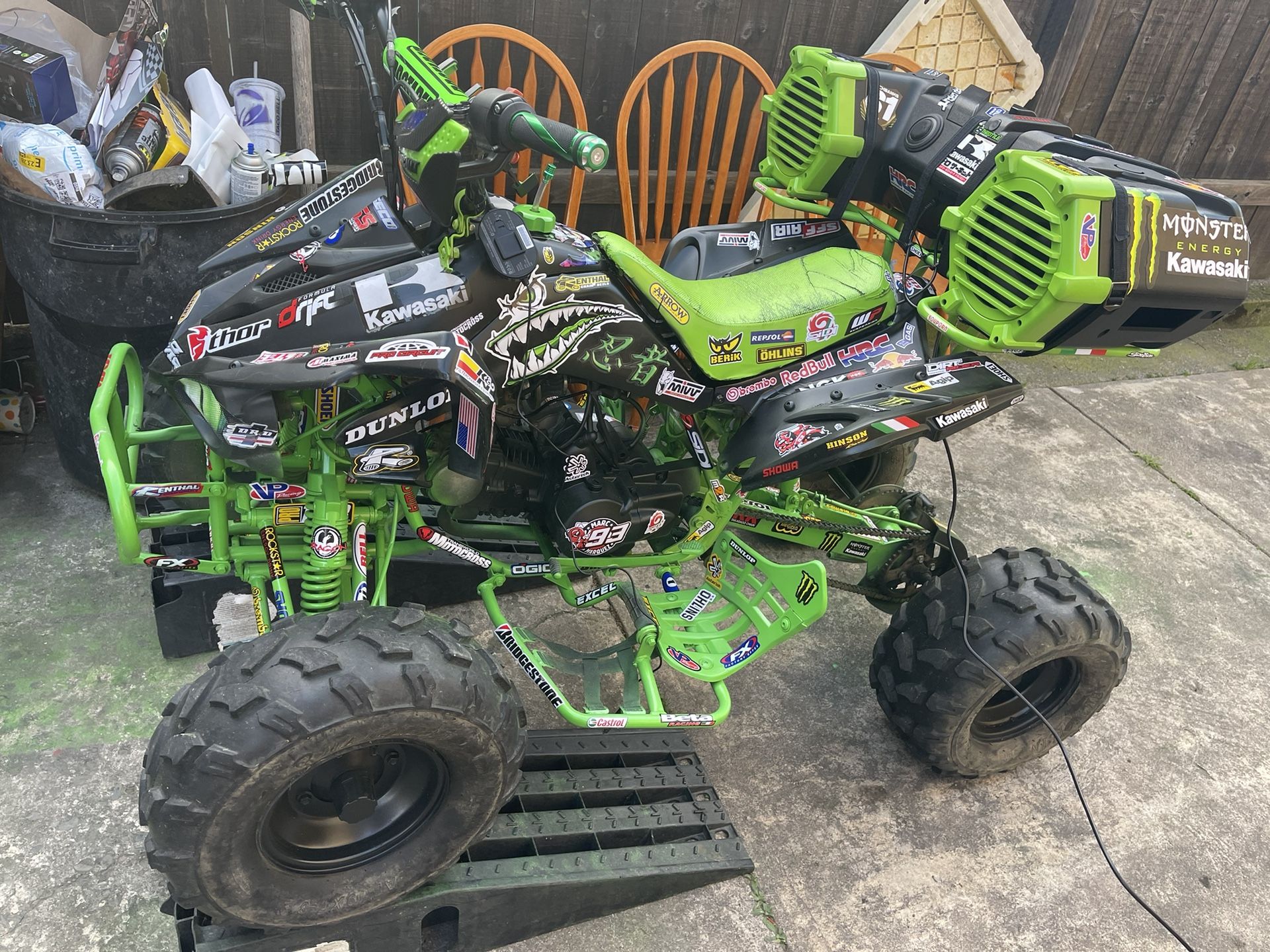 custom quad 150cc with 200 watt bluetooth speaker alarm and 4 gears