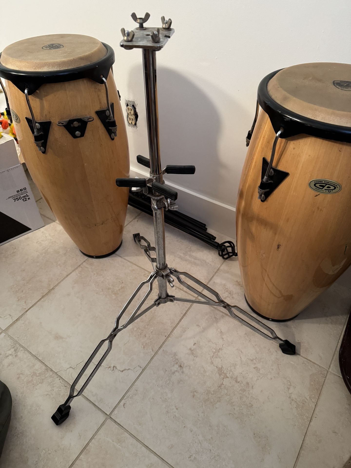Conga Drum Set with stand