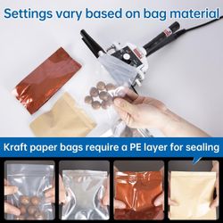 Portable hand held heat sealer