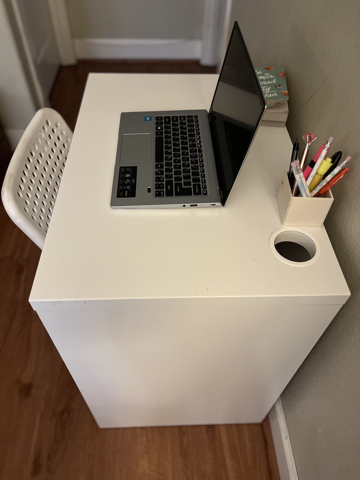 IKEA desk and chair 