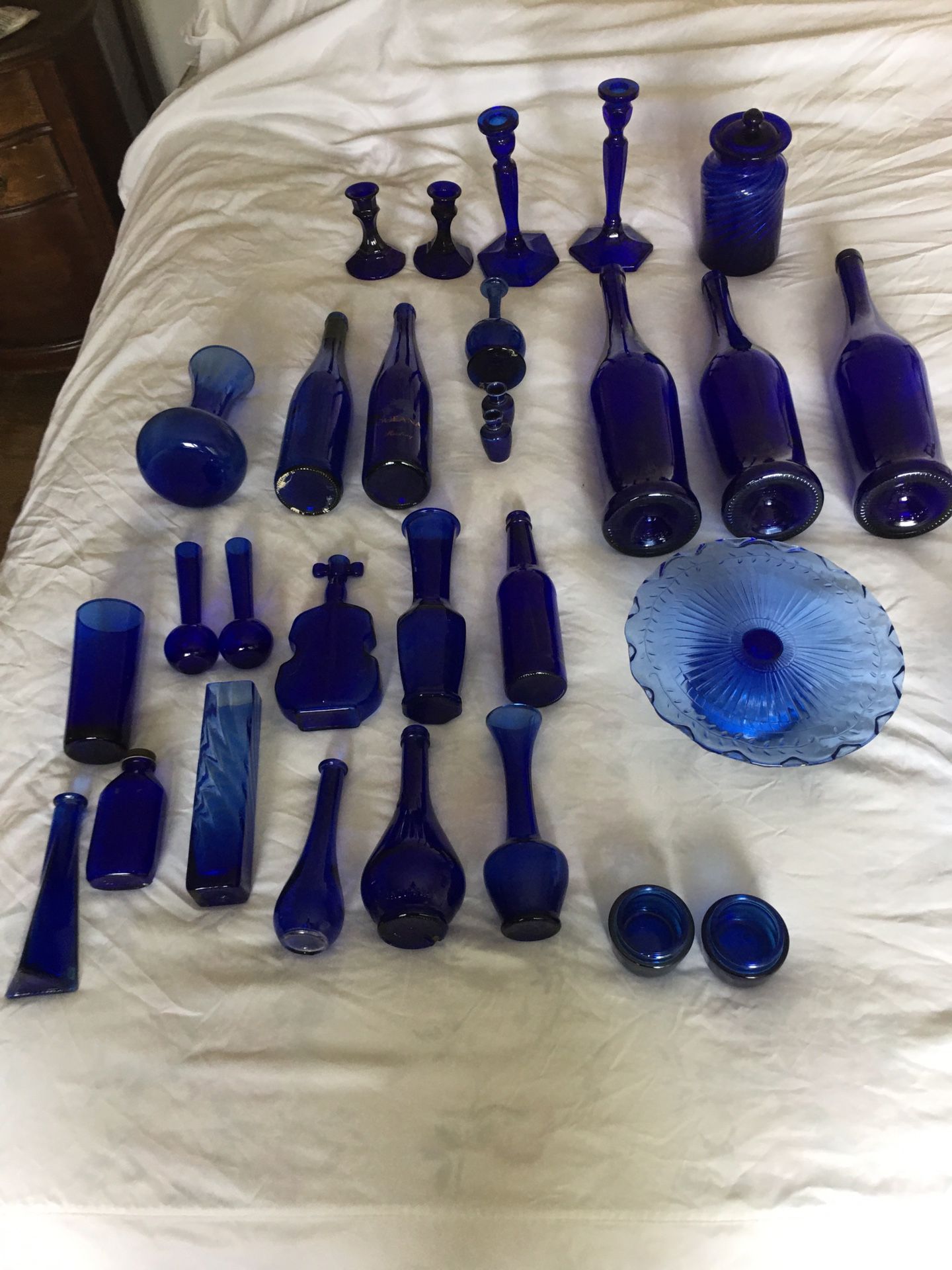 Colbalt Glass Collection 