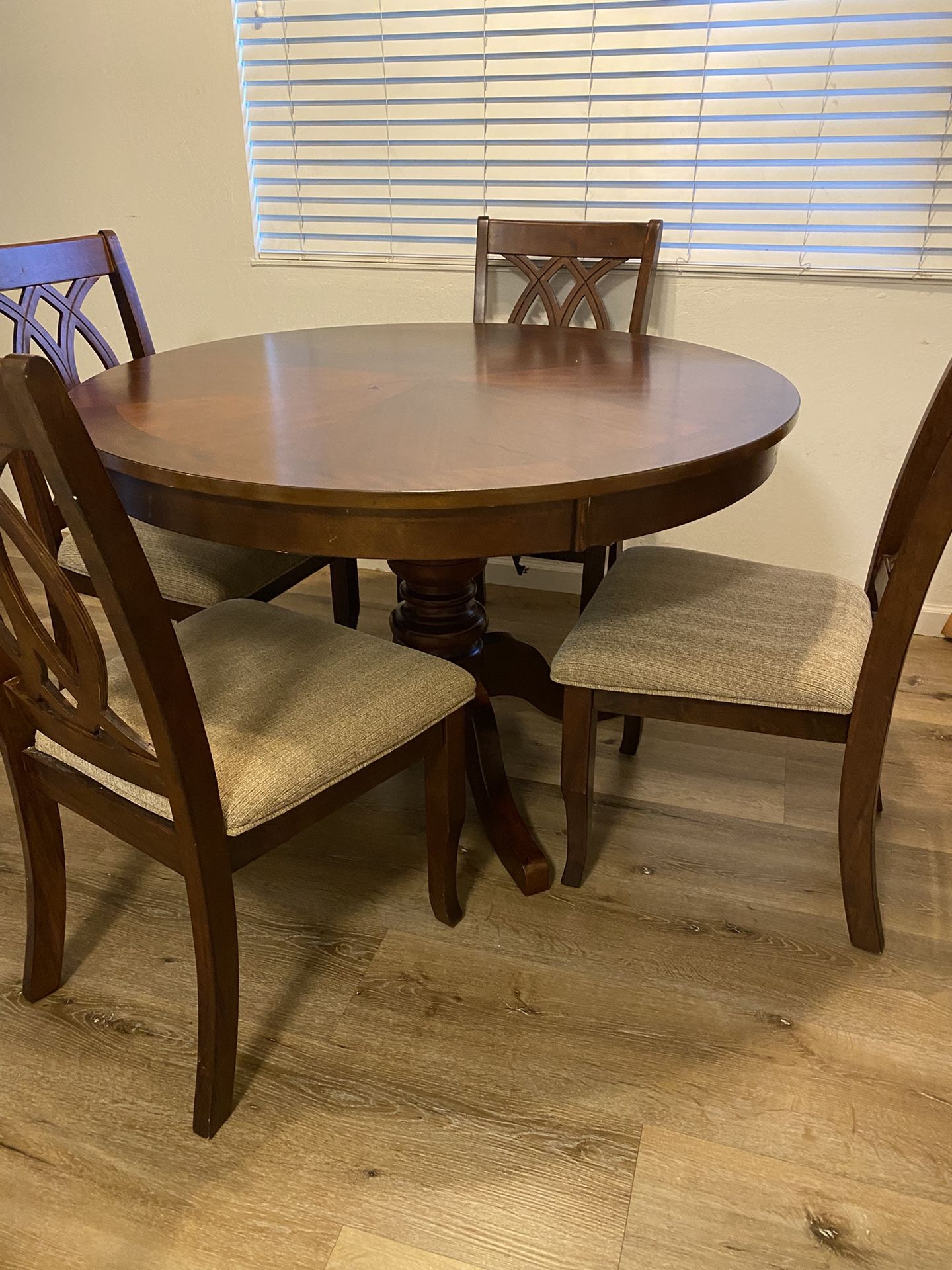 Wooden Table And Chairs
