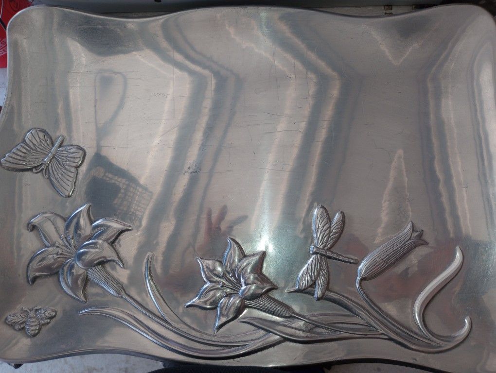 Lenox Butterfly Meadow Pewter Tray