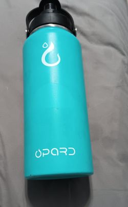 OPARD WATER BOTTLE ACQUA BLUE MEASURES  10 1/2 X 12