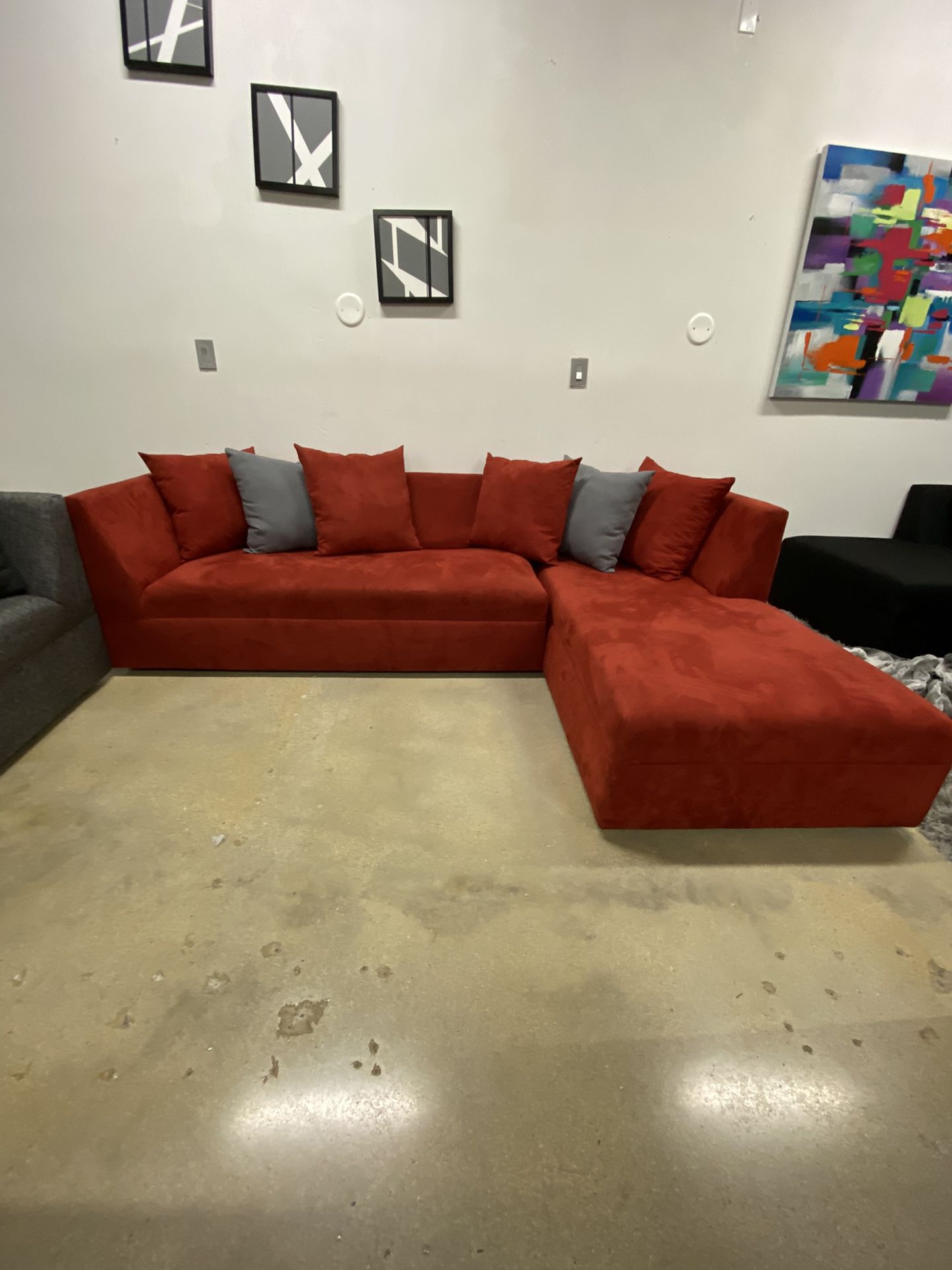 Modern sectional sofa couch