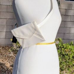 INC International Concepts Metallic Detail Envelope Belt Fanny Bag Pack NWT