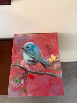 Cute bird painting