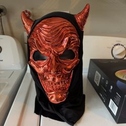 Hyde And Eek Metallic Devil Ghoul Mask Halloween Cos Play