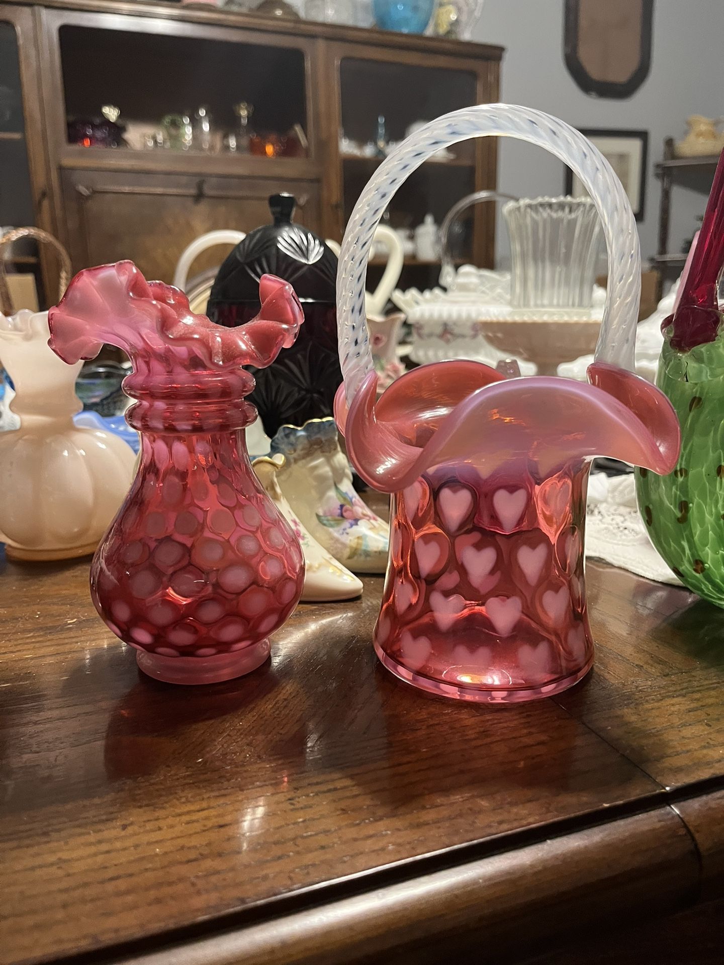 Cranberry Fenton Glass