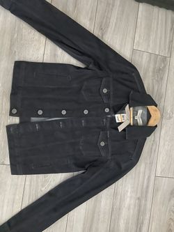 New Calvin Klein Denim Jacket Men Small Size (Dark Blue Color)