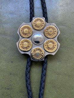 45 Cal. And West Revolver Bolo Tie