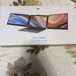 Portable Monitor, Laptop Screen Extender Kwumsy S2 Triple Laptop Monitor Extender Ultra Slim 14"