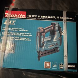 Makita XNB01Z 18V LXT Cordless 18-Gauge 2" Brad Nailer – Tool Only