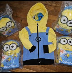 Cubcoats Minions Transforming Hoodie - Kids Size 2