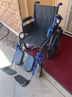 🛞 W/Footrests & Calf Rests, NEW, 16” Seat, Brakes, Storage, Etc.