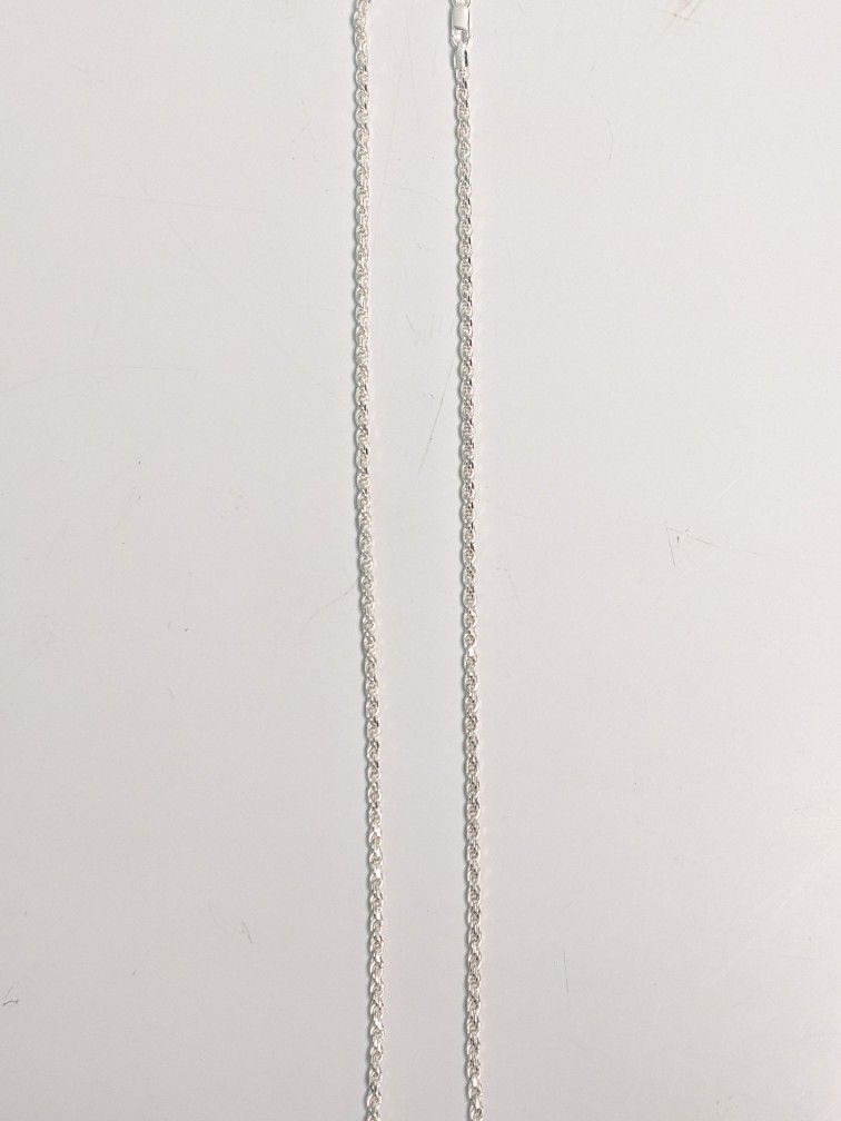 Sterling Silver Rope Chain 