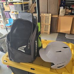 Tee-Ball Gear (Bat, Helmet and Bag)
