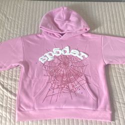 Spider Web OG Pink Hoodie (small)