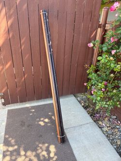 Wooden curtain rods