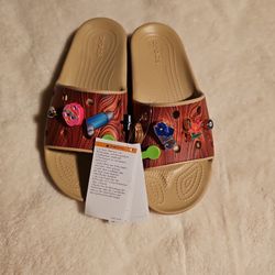 SZA X Woodgrain look CROCS Slides