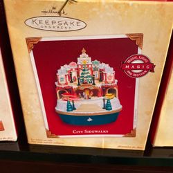 Hallmark Ornament City Sidewalks