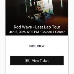 2 Rod Wave Concert Tickets