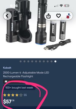 KOBALT FLASHLIGHT USB C