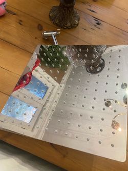 Square rain shower head