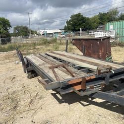 20' 10,400 Car Hauler Trailer Sett Up To Self Unload 20' Containers 