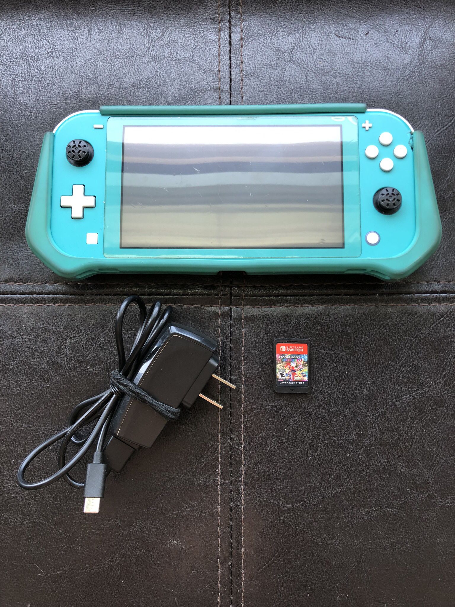 Nintendo Switch Lite - Turquoise - 1 Game, Case & Charger Included 