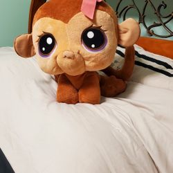Little Petshop Plush Stuffed Animal Monkey