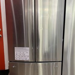 Samsung 221 21.6-cu ft French Door Refrigerator with Ice Maker (Stainless Steel) G9 4P