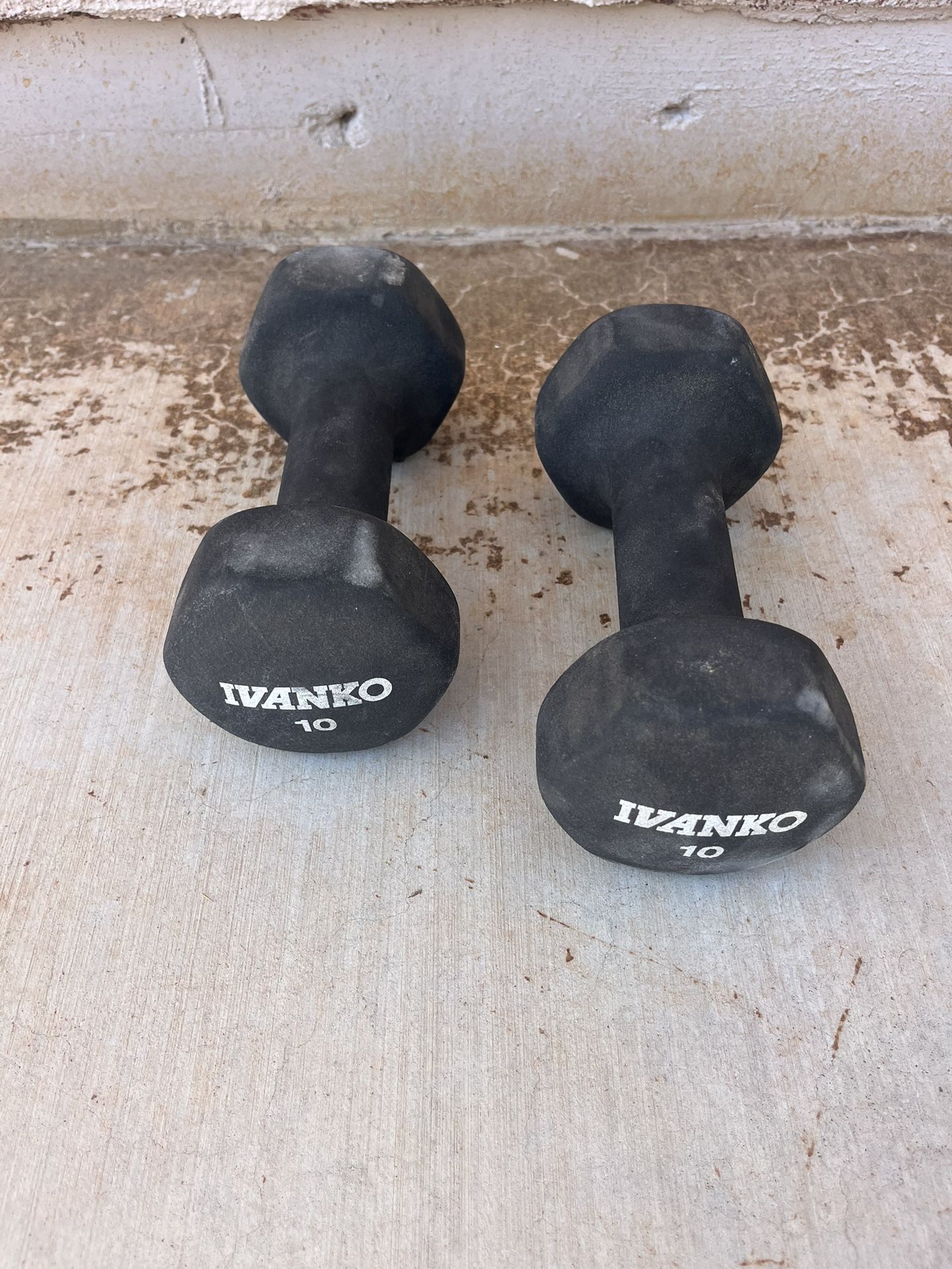 Ivanko 10 Lb Dumbbells