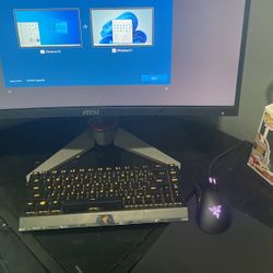 Keyboard And Monitor With Mouse