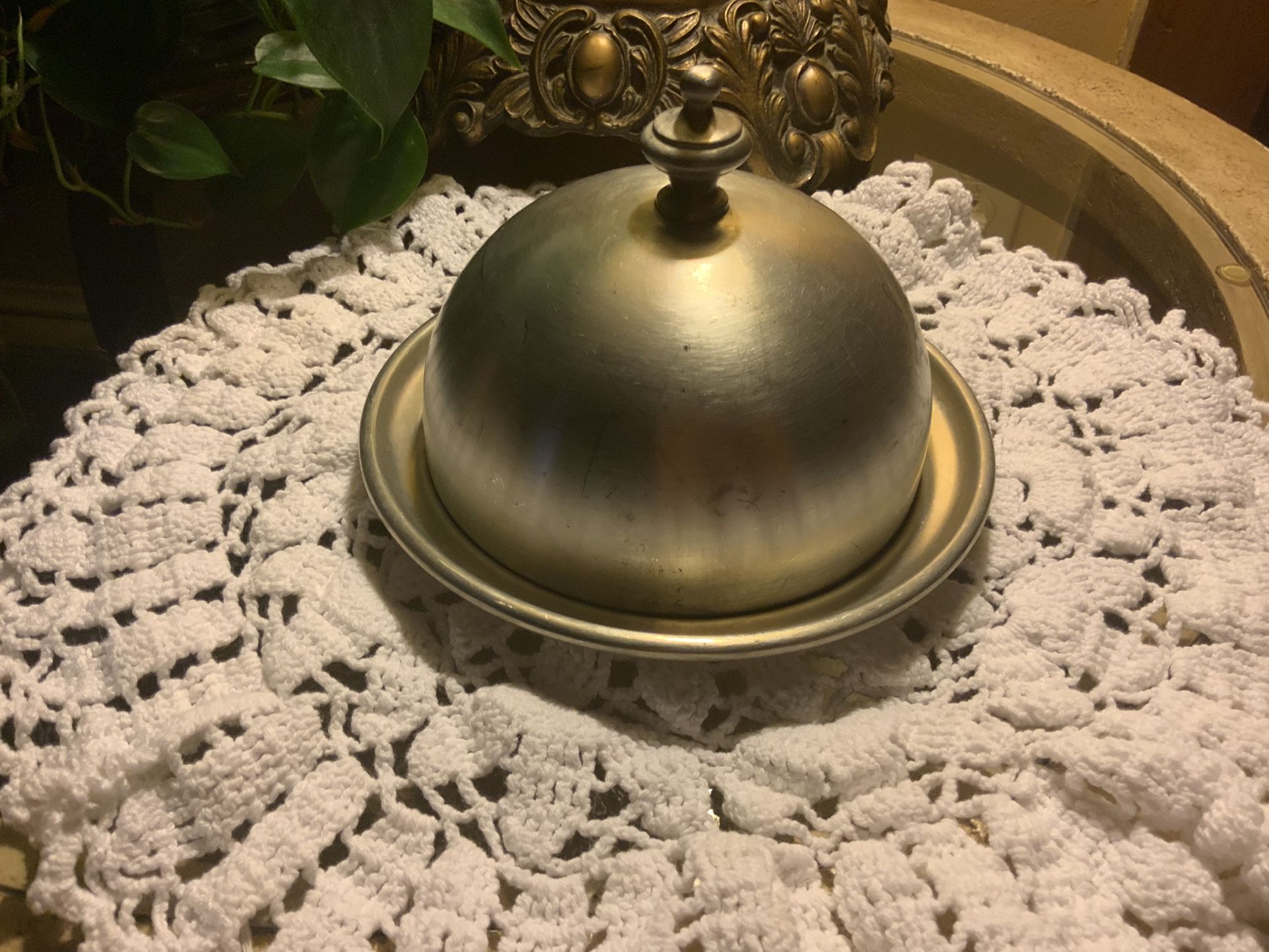 Pewter Butter Dish