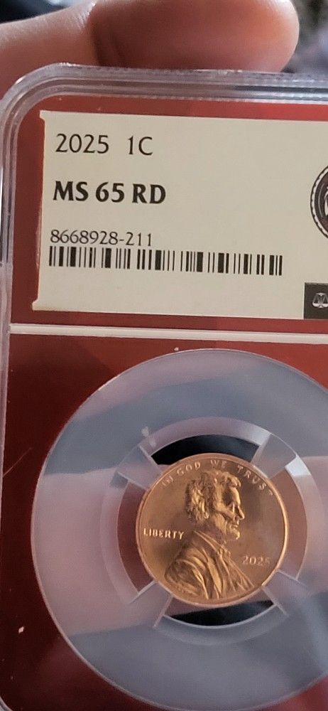 MS 65 Red Lincoln Penny .