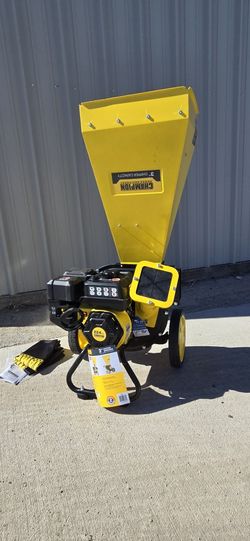 3 in. Dia 224 cc 2-in-1 Upright Gas Powered Wood Chipper Shredder