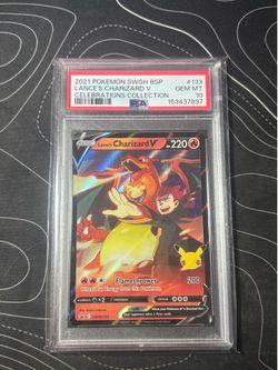 2021 Celebrations Collection Lance’s Charizard V #SWSH133