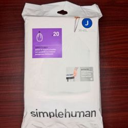 20 Ct Simple Human Garbage Bags 