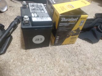 Duralast agm motorcycle/ATV battery