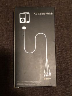 iPod or Early iPhone Cable to play videos on TV