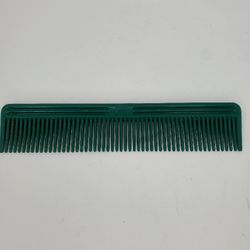 Vintage Stone & Stone 8.5 inch Green Hard Plastic Comb