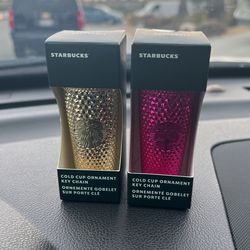 Cold Cup Ornament Key Chain