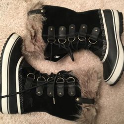Sorel Women's Joan of Arctic Boots, Black, 9.5 B(M) US