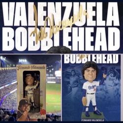 Fernando Valenzuela Bobblehead Sga 2025 Dodgers 