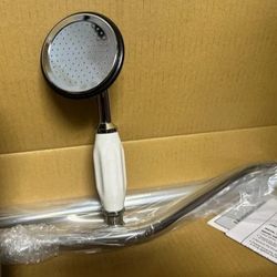 Elizabethan Classics 2-Handle 1-Spray Wall-Mount Exposed Tub and Shower Faucet. Finish Chrome ☆☆Handles or shower head not included☆☆ Elizabethan Clas