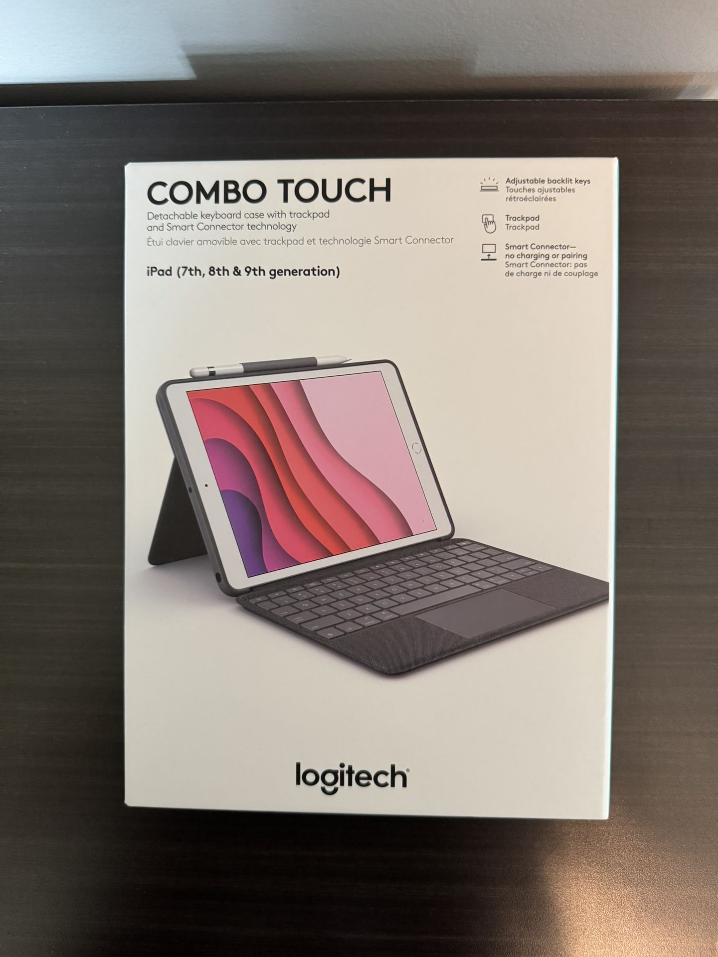 Logitech Combo Touch For IPAD Gen 7-8-9